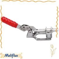 ราคา MELIFLUO Toggle Clamp, Anti-Slip Adjustable Push Pull Toggle Clamp, Heavy Silver Quick Release Toggle Clamp ทํางานไม้ (43381290613)