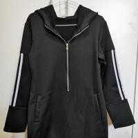 ราคา เดรสผ้าวอร์ม มีฮูดแขนยาว (2763922985)
