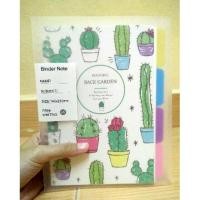 ราคา แฟ้มสมุดเติมไส้ได้ A5 พร้อมที่คั่นหน้าและกระดาษมีเส้น planner สมุดโน๊ต (2767202623)