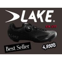 ราคา รองเท้าเสือหมอบ LAKE CX177-X สีดำ/ดำ (43817425472)