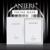 ราคา แผ่นมาสก์หน้า ANJERI FACIAL MASK GOLD/SILVER ANJERIเงิน แบบ10ซอง/กล่อง (48662501223)