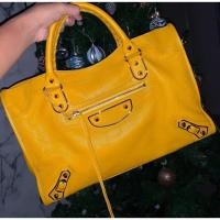 ราคา Balenciaga city metallic edge (5713556340)
