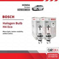 ราคา หลอดไฟหน้าฮาโลเจน Bosch H4 (60/55W) ชุด 2 ชิ้น สําหรับ Honda Stream 1st Gen (47310392634)