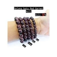 ราคา กําไลหินโกเมนสีแดงแท้-สร้อยข้อมือพลอยโกเมนสีแดงธรรมชาติทุกขนาด (49714965379)