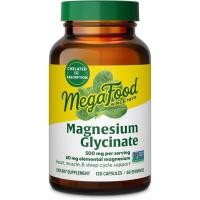 ราคา Mega Magnesium Glycinate 500mg Chelated Magnesium 60mg Elemental Magnesium อ่อนโยนบนพอร์ตกระเพาะอาหาร ปกติรอบ & Healthy Stress Response 120 แคปซูล 60 เสิร์ฟ (29645350145)