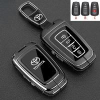 ราคา สังกะสีอัลลอยด์รถ Remote Key Case สําหรับ Toyota Camry Corolla Cross Avalon Altis Chr Corolla Cross GR Sport Cross Hybrid 2025 (57262200848)