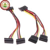ราคา FENGFEI 1PC 20 ซม.Sata สายไฟสําหรับ HDD SSD ฮาร์ดดิสก์ SATA Power Y Splitter สาย 15 พินชายคู่ 15 พินหญิงสาย TH (56315059134)