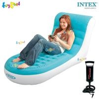 ราคา Intex โซฟา เป่าลม เก้าอี้เป่าลม สแปล๊ชเล้าน์จ 0.84x1.70x0.81 ม. รุ่น 68880 + ที่สูบลมดับเบิ้ลควิ๊ก วัน (24703690693)