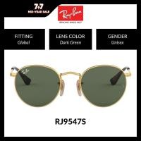 ราคา Ray-Ban Junior Sole Junior Round แว่นกันแดด Unisex Global Fitting (44 มม.) RJ9547S 223/71 (43117538779)