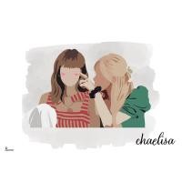 ราคา Blackpink Chaelisa Postcard fanart แชลิซ่า โปสการ์ด (9704777653)