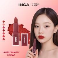 ราคา INGA Powder Blur Lipstick (Renewal 7 colors) (42924647401)