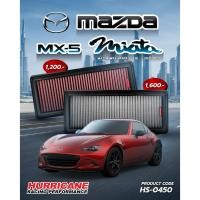 ราคา Hurricane กรองอากาศ Mazda MX-5 MIATA 2.0L ปี2021-2023 กรองผ้า&สแตนเลส เพิ่มอัตราเร่ง ล้างได้ (46814159840)