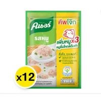 ราคา Knorr คนอร์ โจ๊กกึ่งสำเร็จรูป ชนิดซอง รสหมู 32 กรัม. x 12 ซอง (40860846186)