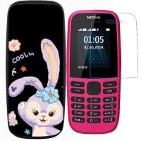 ราคา เคสโทรศัพท์ซิลิโคน TPU กันกระแทก ลายการ์ตูน พร้อมฟิล์มกระจกนิรภัย สําหรับ Nokia 105 2017 2019 106 2018 (20282538269)