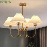 ราคา DOREEN โคมไฟตั้งโต๊ะ, โคมไฟโคมไฟติดผนังโมเดิร์นมินิมอล, DIY Nordic Washable จีบผ้าโคมไฟตั้งพื้นฝาครอบโคมระย้า (54959302654)