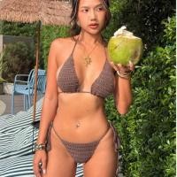 ราคา Atchastore TERRA Set - Handmade Crochet Bikini บิกินี่แบบถัก งานแฮนด์เมด (41726290425)