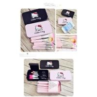 ราคา 7 In 1 ชุดแปรงแต่งหน้า Hello Kitty เครื่องมือแต่งหน้า (45106199393)
