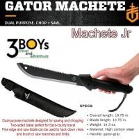 ราคา Gerber รุ่น Gator Machete Jr with Nylon Sheath 10.75" ทำจาก เหล็กกล้าคาร์บอนสูงพร้อมด้ามจับ Gator ของแท้ (27842724489)