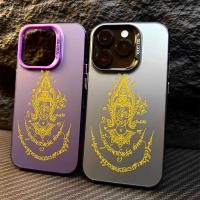 ราคา เคสไอโฟน11 pro max 15 13 Pro Max case For iPhone 12 14 ProMax 7 8 14 15 Plus XR XSMax SE เคสโทรศัพท์ลายพระโพธิสัตว์สีทอง (27870995127)