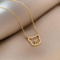 ราคา สร้อยคอสีทอง จี้รูปหมีประดับเพรช สร้อยคอแฟชั่น สไตล์เกาหลีพร้อมส่งจากไทย (28730192141)