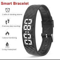 ราคา สายรัดข้อมืออัจฉริยะ LED ดิจิตอล กันน้ํา พร้อมเครื่องนับก้าว ตรวจสุขภาพ และนาฬิกาปลุกแบบสั่น (50312979434)