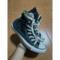 ราคา Converse All Star หุ้มข้อสีดำ ไซร้ 38/24.5 มือสองของแท้ (47851431388)