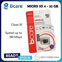 ราคา Bcare Micro SD 32GB การ์ดหน่วยความจํา MicroSD HC Class 10 ต้นฉบับ (24685571470)