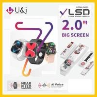 ราคา U&i นาฬิกาอัจฉริยะ Smart Watch NFC Super LSD รุ่น UiSW-8019 ส่งเร็ว⚡️พร้อมส่ง⚡️ (25021305719)