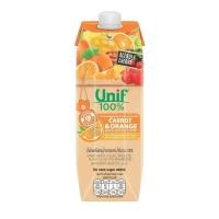 ราคา ยูนิฟ น้ำผักผลไม้รวมผสมแครอทส้ม Unif Mixed Fruit & Veggie Orange 1ltr. (53912600795)