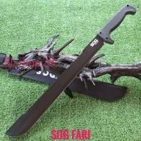 ราคา อุปกรณ์เดินป่า มีด มีดเดินป่า SOG รุ่น FARI ใบดำสันเลื้อย (26006324053)