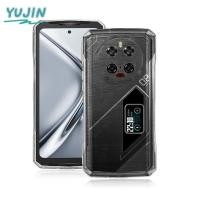 ราคา โทรศัพท์ YUJIN, นุ่มสี่มุม Protector ฝาครอบโปร่งใสสีดํา, Anti-fall Anti-scratch TPU ป้องกันด้านหลังสําหรับ Doogee V40 (45664576275)