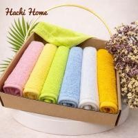 ราคา ผ้าขนหนูเช็ดหน้าเด็กผ้าฝ้าย มีที่แขวน+แผ่นป้าย 28*28ซม สินค้าส่วนเกิน นุ่ม ซึมซับดี สีคม (42859465551)