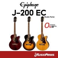 ราคา Epiphone J-200 EC Studio Parlor กีตาร์โปร่ง/โปร่งไฟฟ้า Acoustic Guitar รับประกันศูนย์ Music Arms (44350950630)