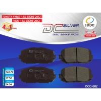 ราคา COMPACT ผ้าดิสเบรคหน้า TOYOTA YARIS 1.5 S ปี2006-2012,VIOS 1.5 S ปี2008-2012 (DCC-682) (3127225223)