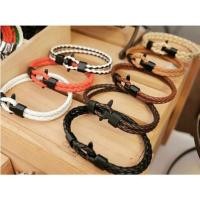 ราคา nn_braceletสายรัดข้อมือ RASTACLAT รหัส 121 สร้อยข้อมือหนังถักแบบกลมรวบสองเส้น ตัวล็อคเป็นสีดำนะคะ (965033938)