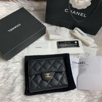ราคา Like new Chanel wallet cavier tri fold holo 27 สีดำ สภาพสวย หนังแข็งงาม คาเวียร์ชัด เพิ่งซื้อเมื่อเมษา 2019 (2306630168)