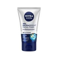 ราคา [สินค้าส่งด่วน] นีเวียเมน เอ็กซ์ตร้าไวท์ โฟม 100กรัม NIVEA MEN EXTRA WHITE FOAM 100G (57062481555)