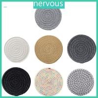 ราคา NERV ที่รองแก้วดูดซับ ที่รองแก้วผ้าฝ้ายทอมือ ทนความร้อนสําหรับโต๊ะบ้าน (56411874306)