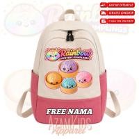 ราคา เกี๊ยวปริศนาสีรุ้งชื่อฟรีกระเป๋าเป้สะพายหลังโรงเรียนประถมศึกษาโรงเรียนอนุบาล / กระเป๋าเป้เด็กเกี๊ยวลึกลับสีรุ้ง (46162163350)