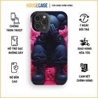 ราคา KAWS Companion เคสไอโฟนมีฮู้ดสีชมพูและสีดํา 3D ผลิตจากวัสดุ TPU แข็ง กันรอยขีดข่วน ป้องกันสีเหลือง (54610287317)