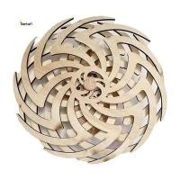 ราคา สําหรับห้องนั่งเล่น Dynamic Wall Art กังหันลมไม้ตกแต่งบ้านงานฝีมือ A (45663945167)