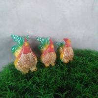 ราคา ไก่ชุด 3 ตัว ไม้สักแท้ (3348154726)