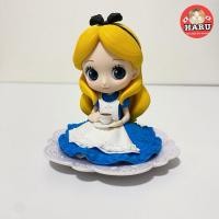 ราคา [พร้อมส่ง/มือ2/ของเเท้] Disney Q Posket Alice in Wonderland Sugirly (Blue Dress) - Qposket Bapresto Figure ฟิกเกอร์อลิซ (25060663334)
