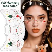 ราคา [Valley] Pixie Dust Festive Freckles Gingerbread Mouse Christmas Face Stickers, รอยสักโลหะชั่วคราว, Sparkle Makeup Decor TH (49102211541)