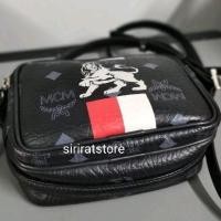 ราคา กระเป๋าสะพายข้าง แบรนด์ MCM หนังแท้ทรงกล่องไซส์มินิ มือสองของแท้ล้าน%ไม่มีตำหนิ (22671375329)