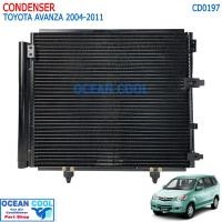 ราคา แผงแอร์ โตโยต้า อแวนซ่า 2004-2011 CD0197 CONDENSER TOYOTA AVANZA '04-'11 คอยล์ร้อน โตโยต้า อแวนซ่า รังผึ้งแอร์ อแวนซา แผ (23274613240)