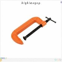 ราคา BIGBIEGOP G Type Clamp, Heavy Duty Build Thicken Design Hand Screw Clamp, Premium Iron วัสดุ Fixture Clamps Workshop Fixtures (57164851293)