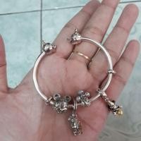 ราคา กำไลเงินสไตล์ pandora mikky (2286752303)