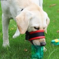ราคา ปากกระบอกสุนัข Anti-Bite หน้ากากขนาดกลางขนาดใหญ่สุนัขม้าสุนัข Labrador สัตว์เลี้ยง Anti-สุ่มกิน Anti-Barking ปากฝาครอบ Muzzle (57963599714)