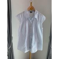 ราคา Talbot's Cap Sleeve Button Down Blouse เสื้อเชิ้ตแขนสั้น แบรนด์talbots Size12 ผ้าดีมาก 100%cotton B41 (25967672549)